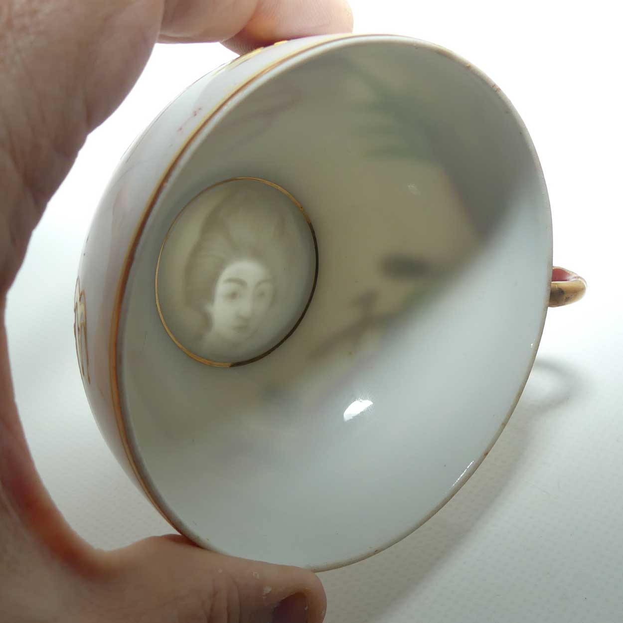 Japanese Moriage Dragonware tea trio | Geisha in Cup