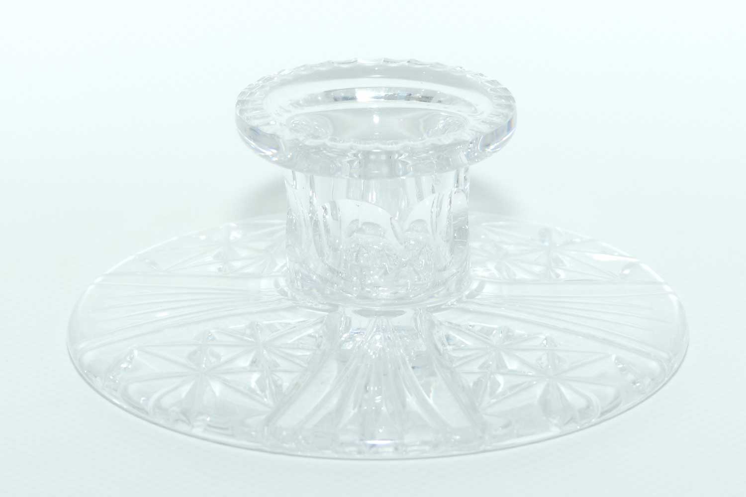 Fine Crystal Dressing Table Candle Holder