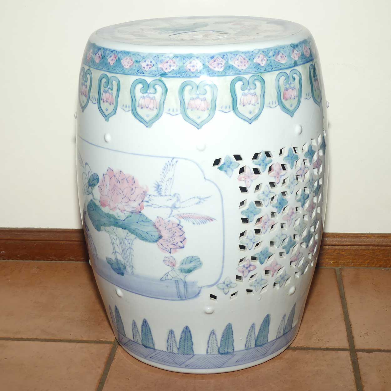 Oriental | Chinese Drum Stool
