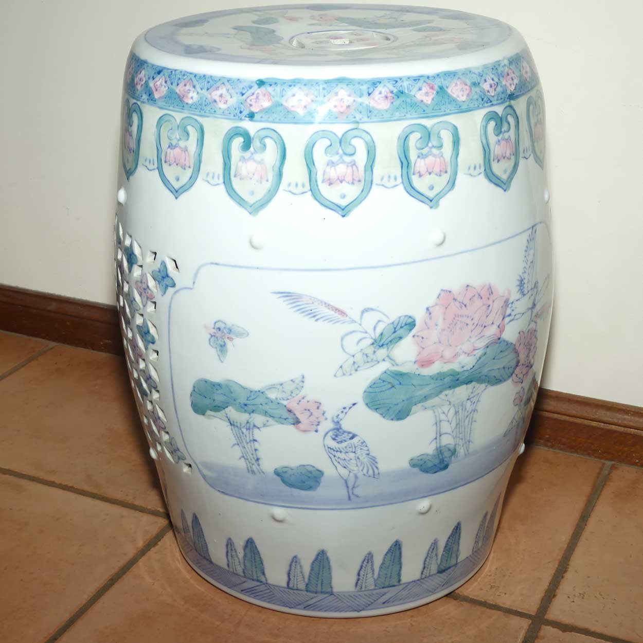 Oriental | Chinese Drum Stool