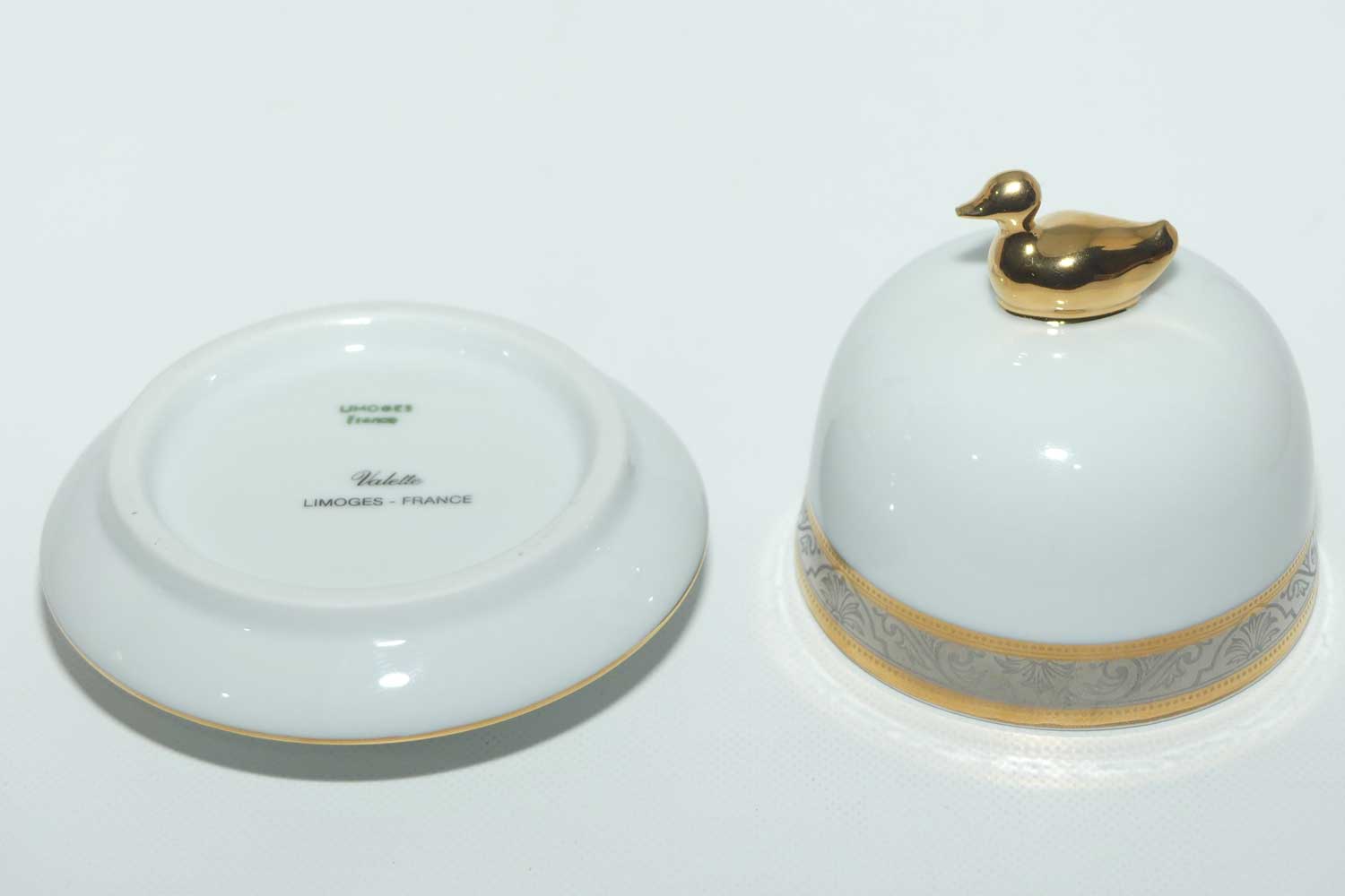Limoges France Foie Gras lidded pot | #2