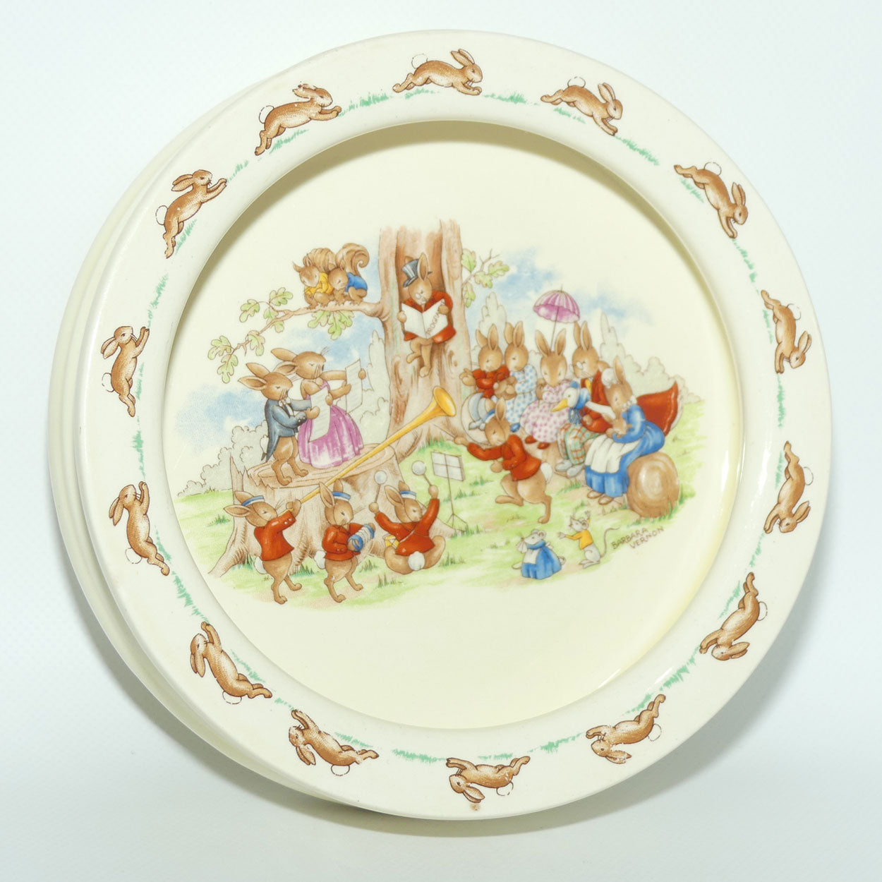 Royal Doulton Bunnykins Tableware The Duet baby bowl | signed Barbara Vernon