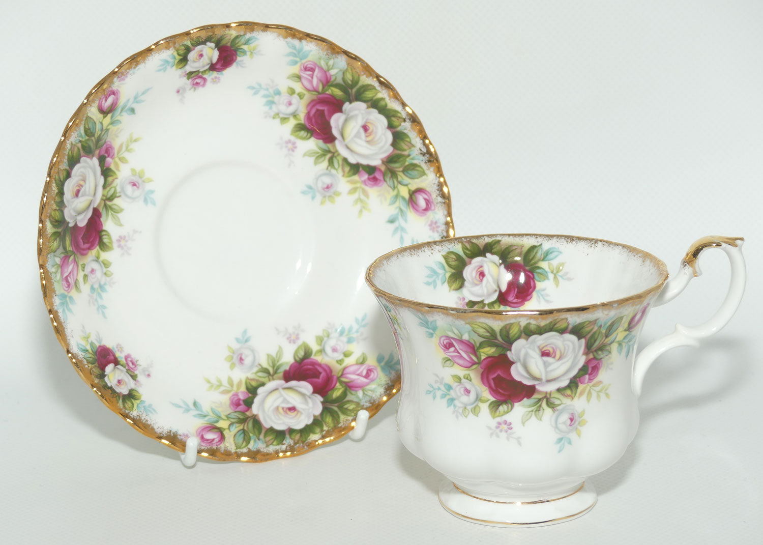 Royal Albert Bone China England Celebration tea cup and saucer | duo | UK Made