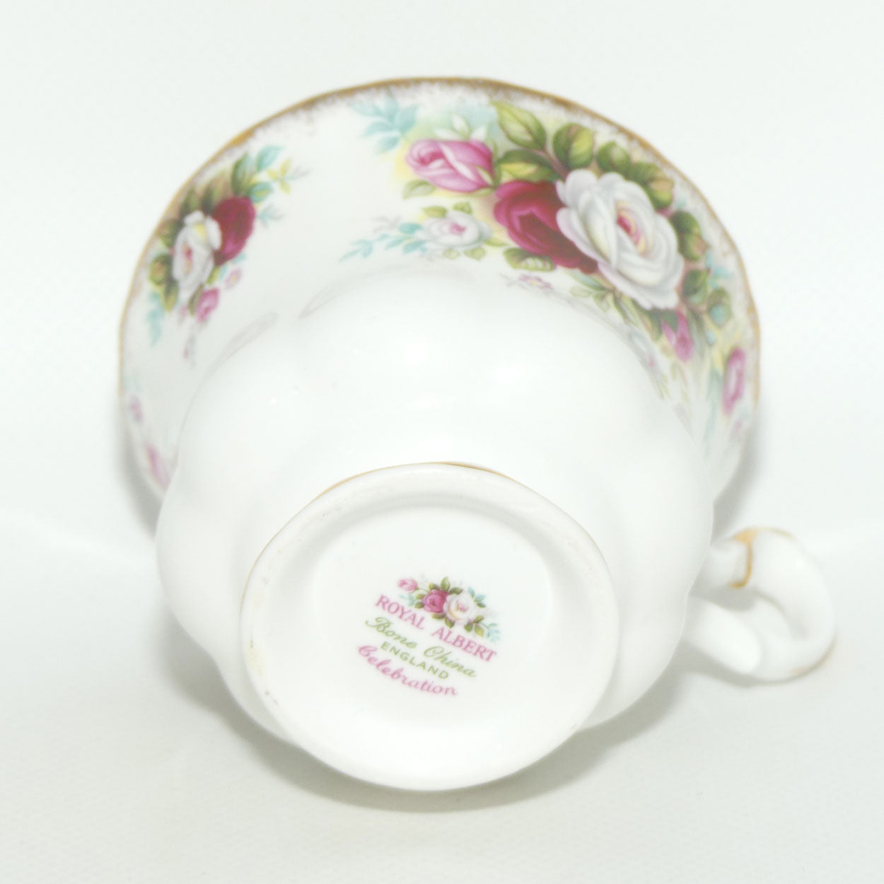 Royal Albert Bone China England Celebration tea cup and saucer | duo | UK Made