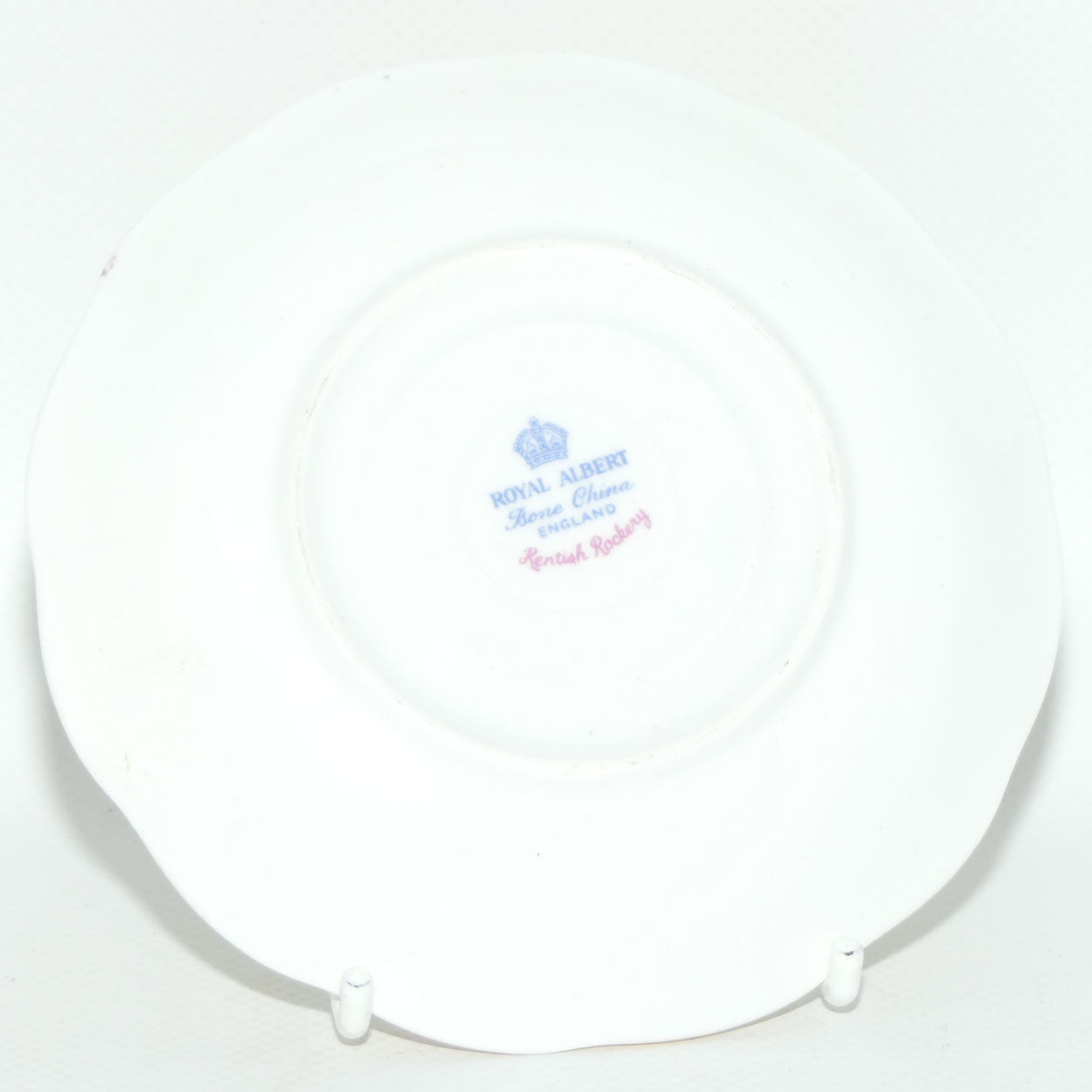 Royal Albert Bone China Kentish Rockery saucer | coffee size | older Hampton shape