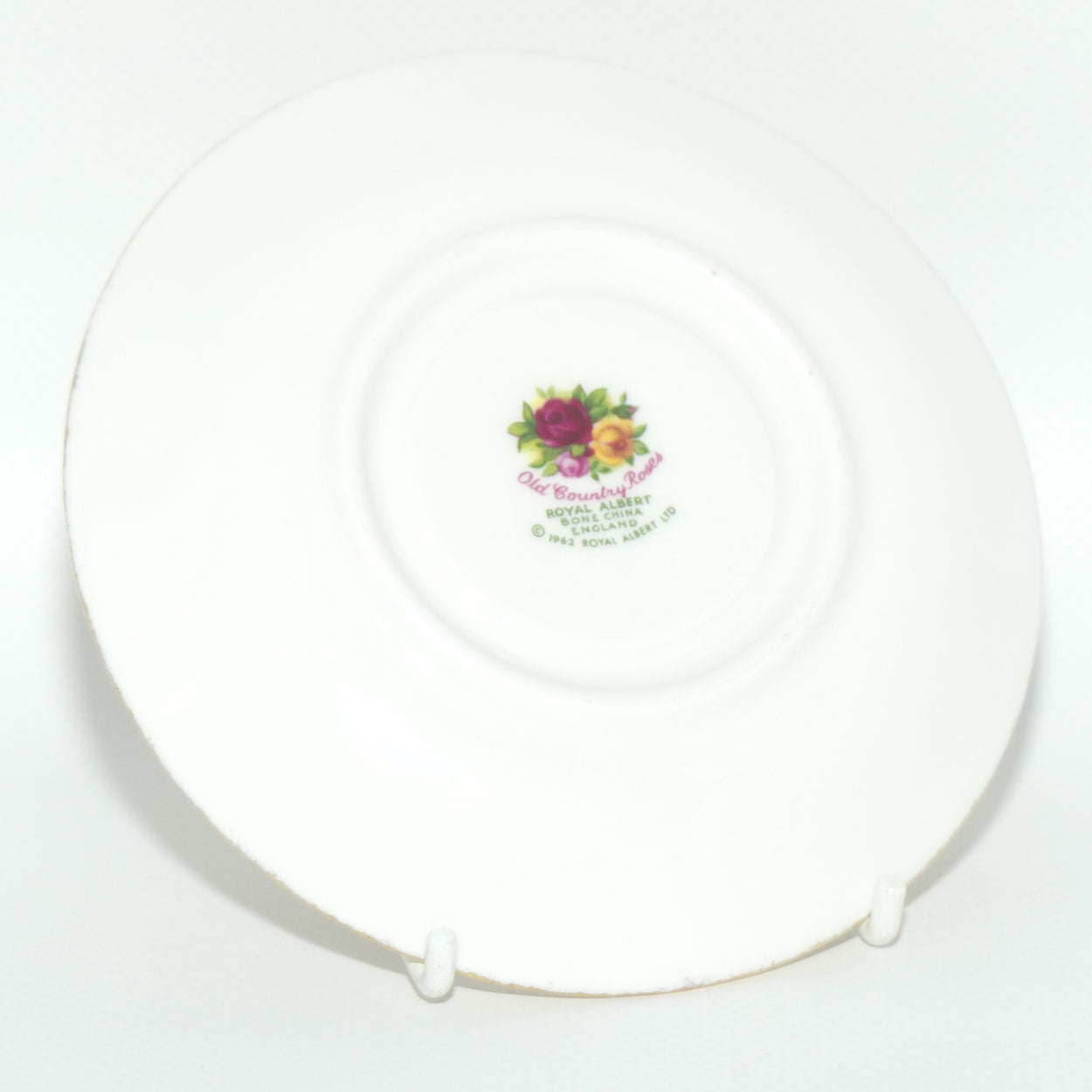 Royal Albert Bone China England Old Country Roses coffee duo | #2 | © 1962 Royal Albert Ltd backstamp