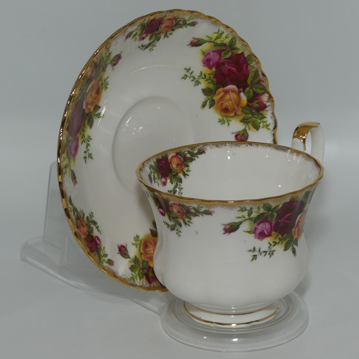 Royal Albert Bone China England Old Country Roses large size breakfast duo | #1