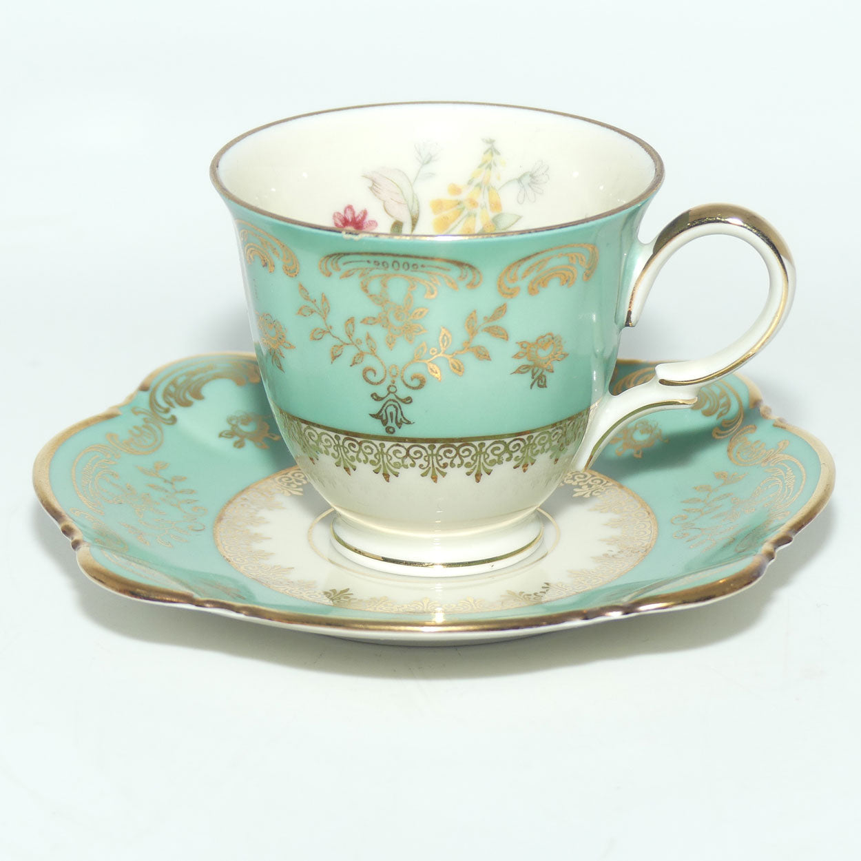 Zeh Scherzer Bavaria Harlequin demi tasse coffee set | 6 duos