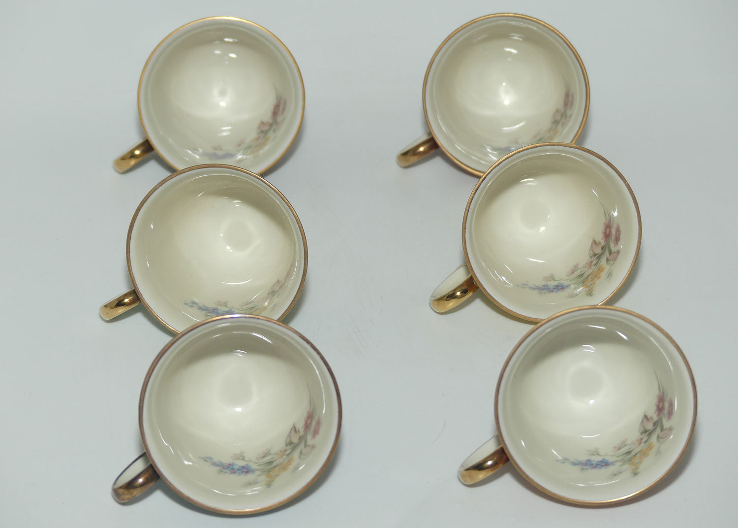 Zeh Scherzer Bavaria Harlequin demi tasse coffee set | 6 duos