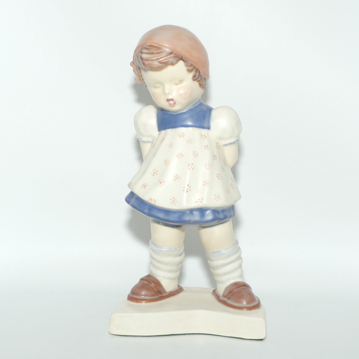Vintage Ceramic Dutch Girl Hummel Style figure | 24cm tall