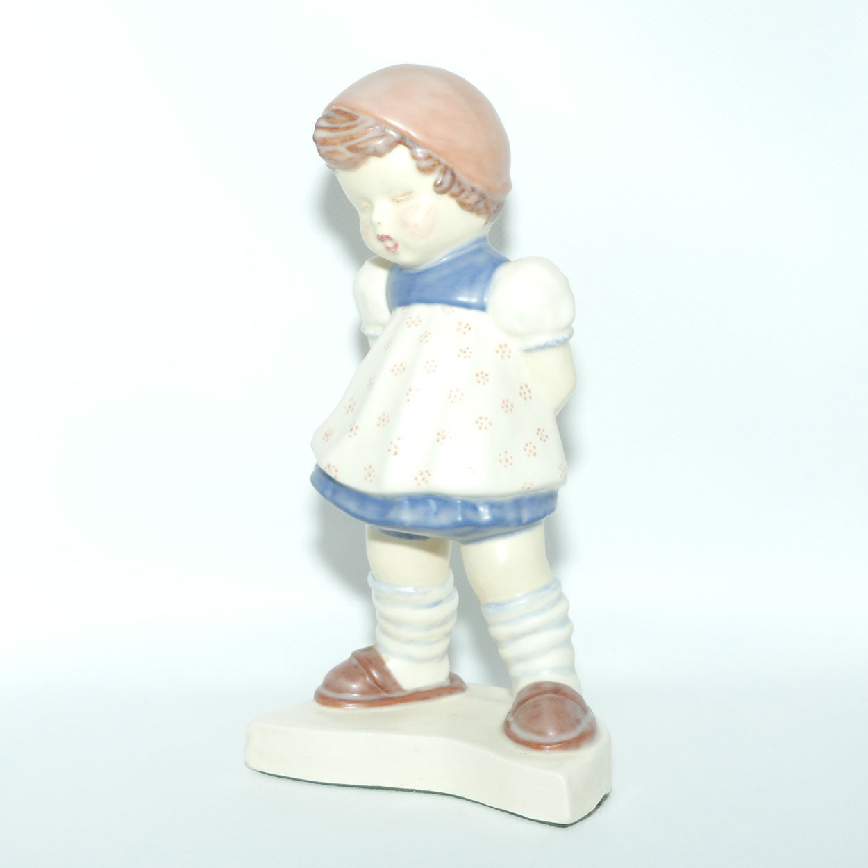 Vintage Ceramic Dutch Girl Hummel Style figure | 24cm tall
