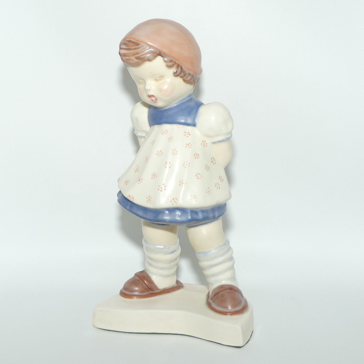 Vintage Ceramic Dutch Girl Hummel Style figure | 24cm tall