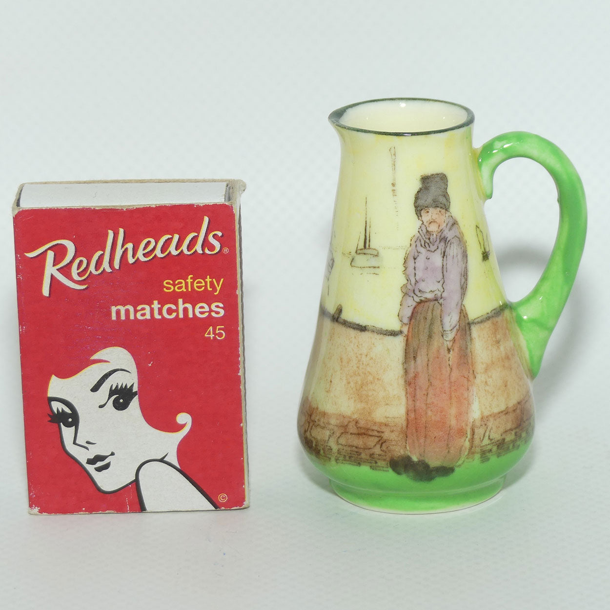 Royal Doulton Dutch A Harlem pattern miniature jug | Dutch Man and Dutch Girl