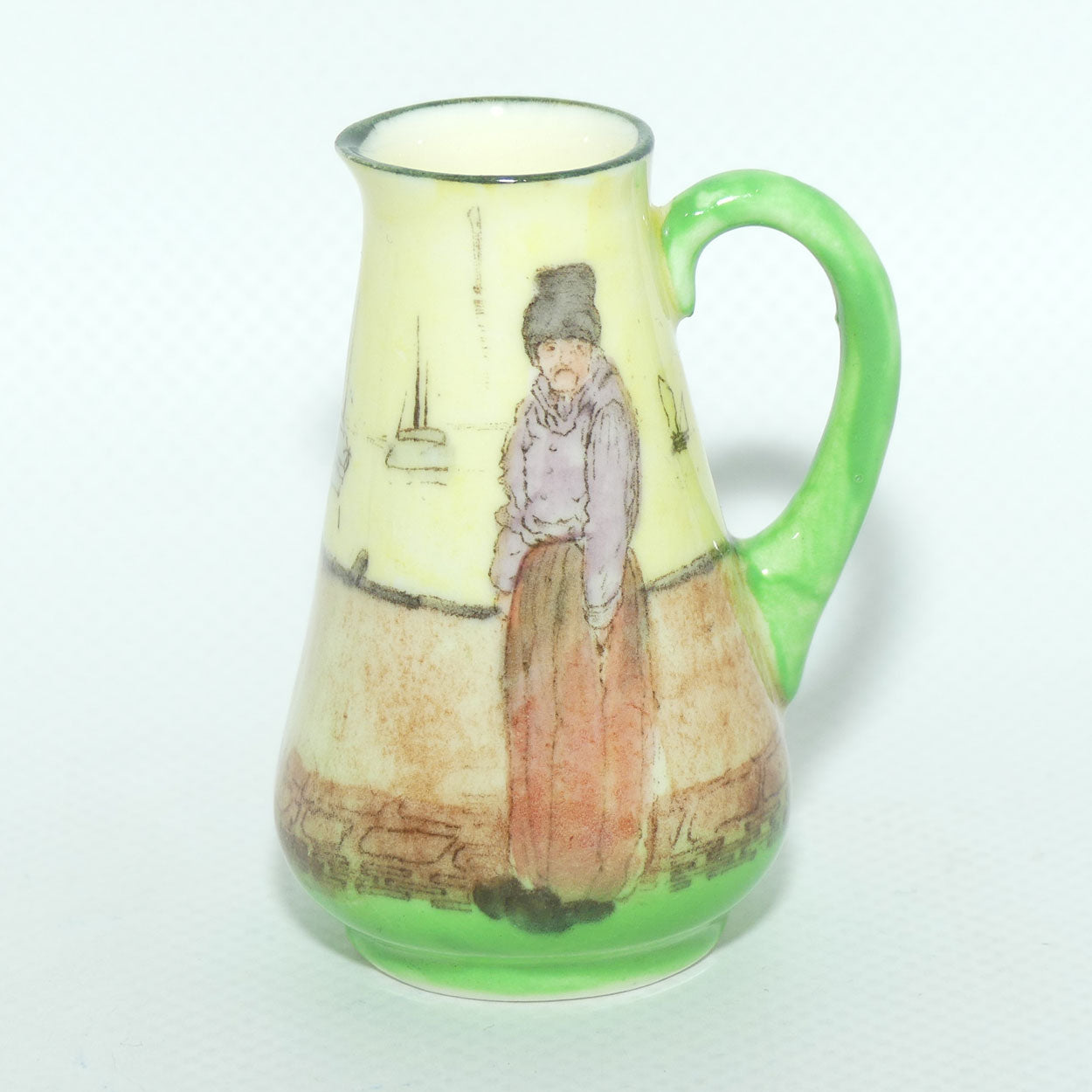 Royal Doulton Dutch A Harlem pattern miniature jug | Dutch Man and Dutch Girl