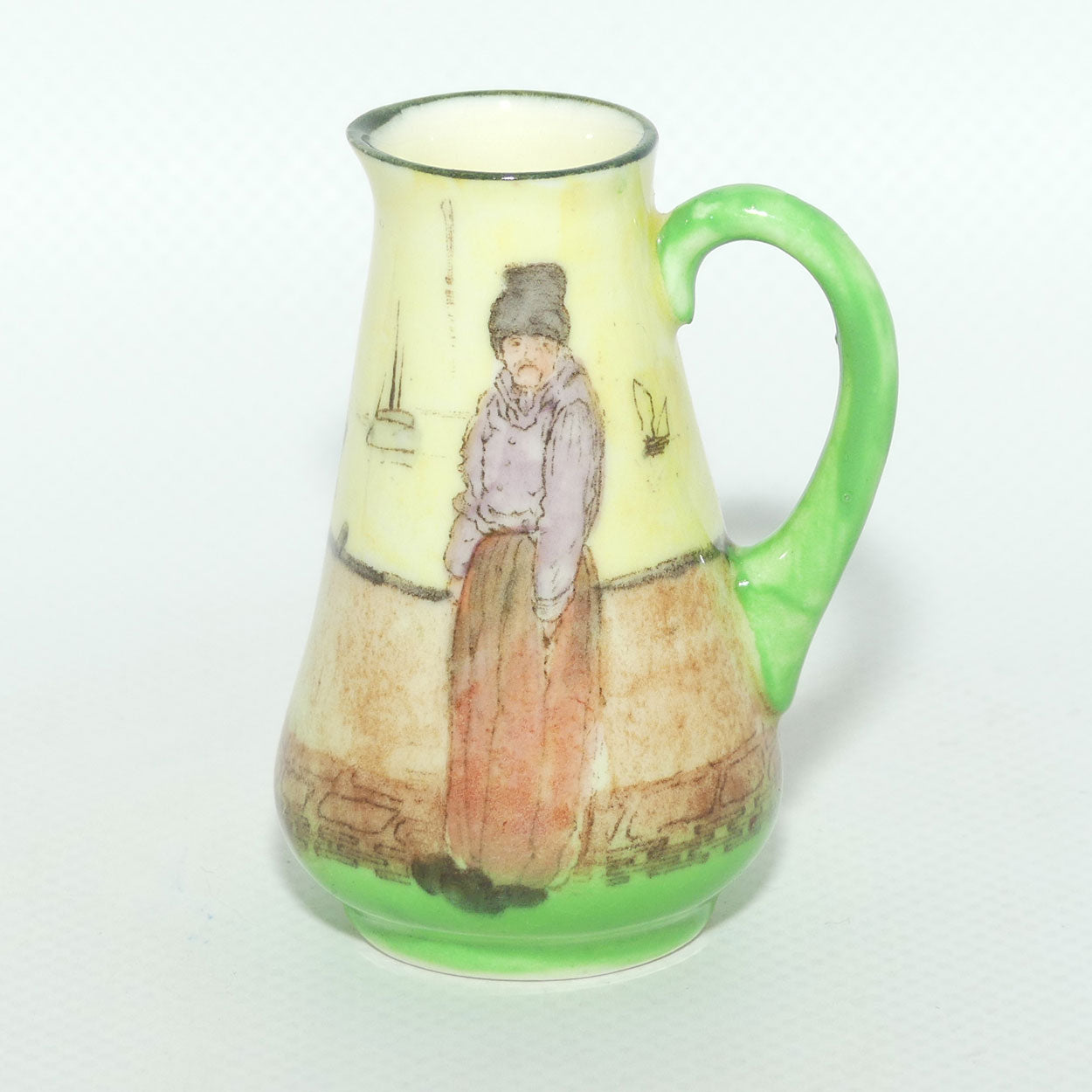 Royal Doulton Dutch A Harlem pattern miniature jug | Dutch Man and Dutch Girl