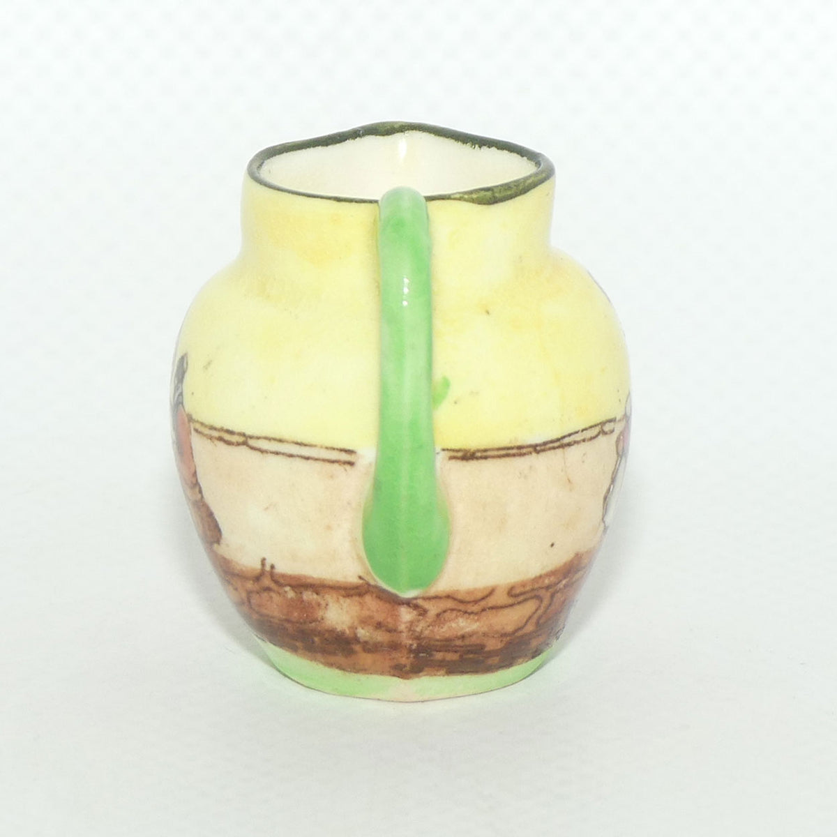 Royal Doulton Dutch A Harlem pattern miniature jug | Super Miniature | 3 Men talking | #4