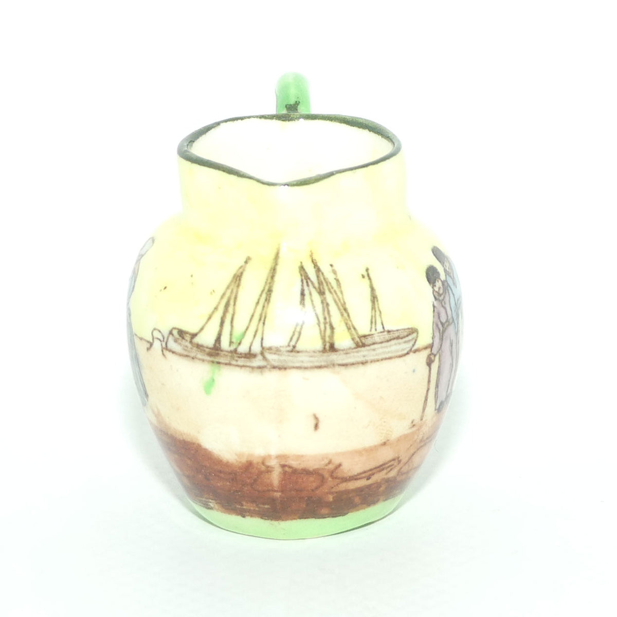 Royal Doulton Dutch A Harlem pattern miniature jug | Super Miniature | 3 Men talking | #4
