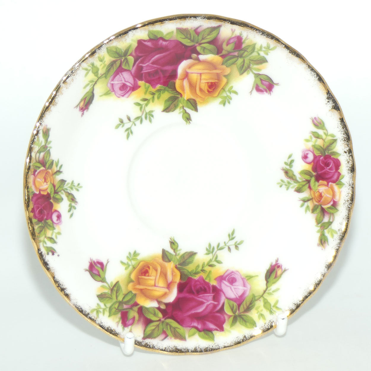 Royal Albert Bone China England Old Country Roses coffee duo set of 6 | Early stamp