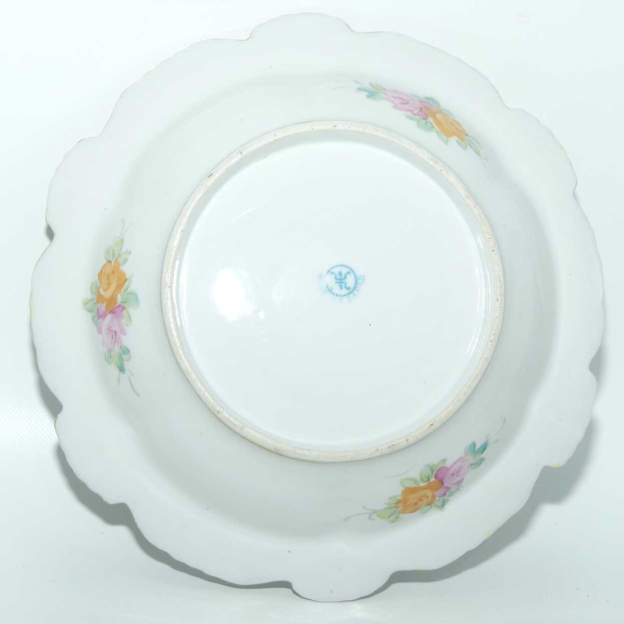 early Nippon | Noritake Hand Painted and Gilt Jewelled floral bowl