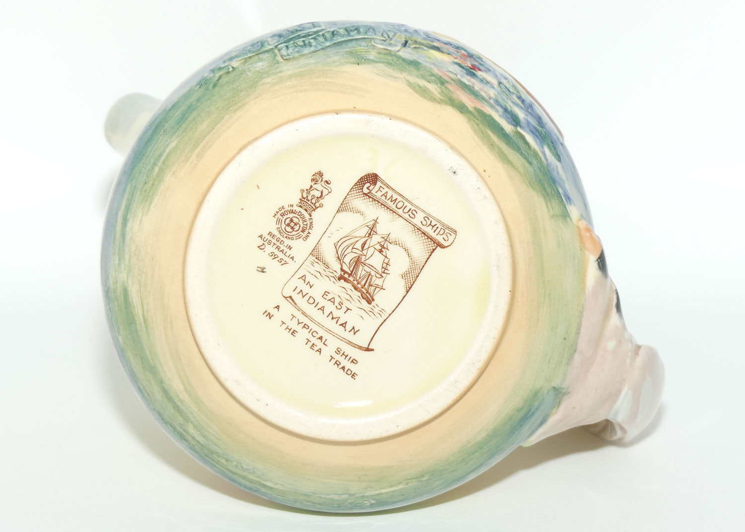 Royal Doulton Famous Ships An East Indiaman jug D5957 | Small