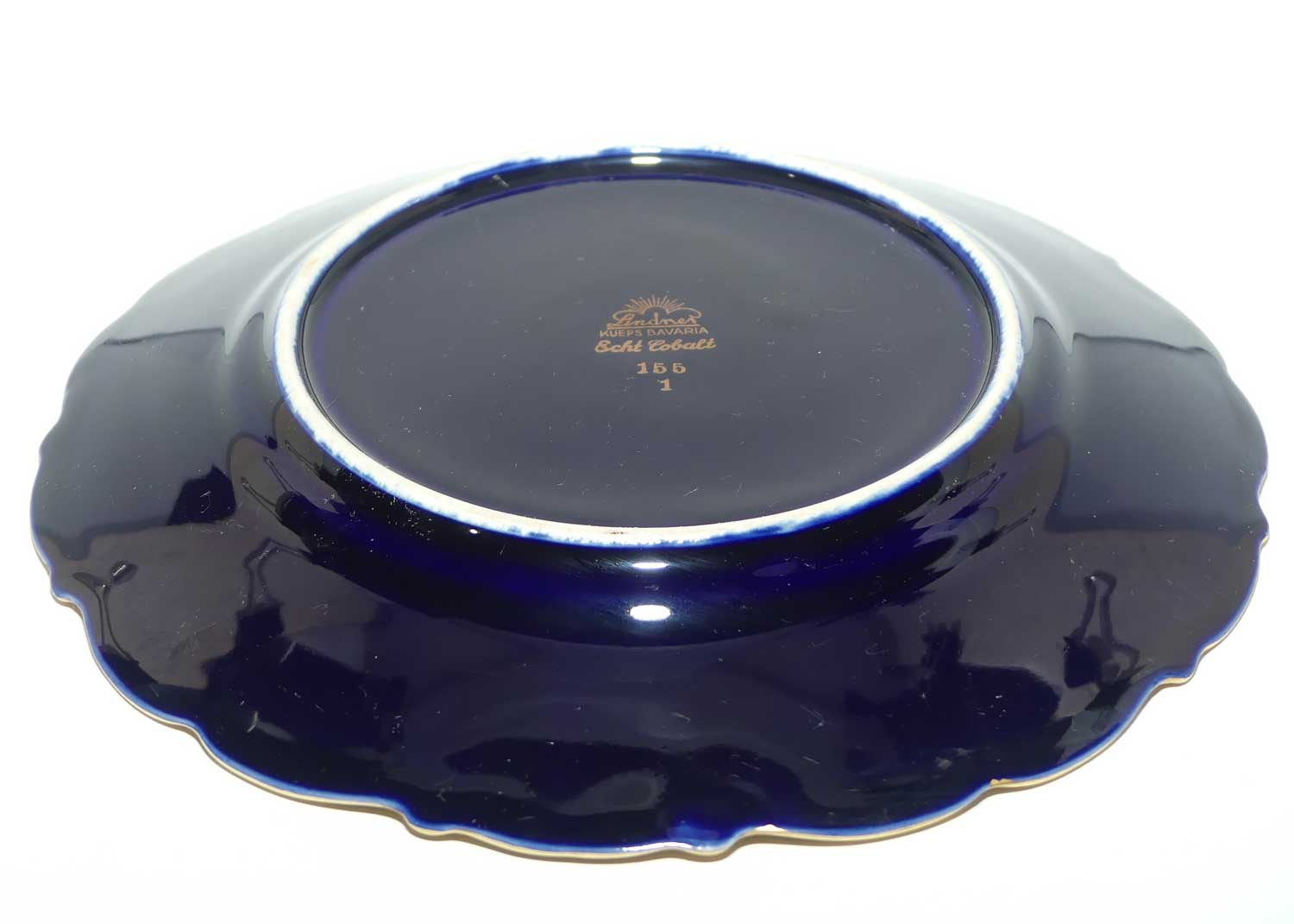 Lindner Kueps Bavaria Blue and Gilt | Echt Cobalt trio