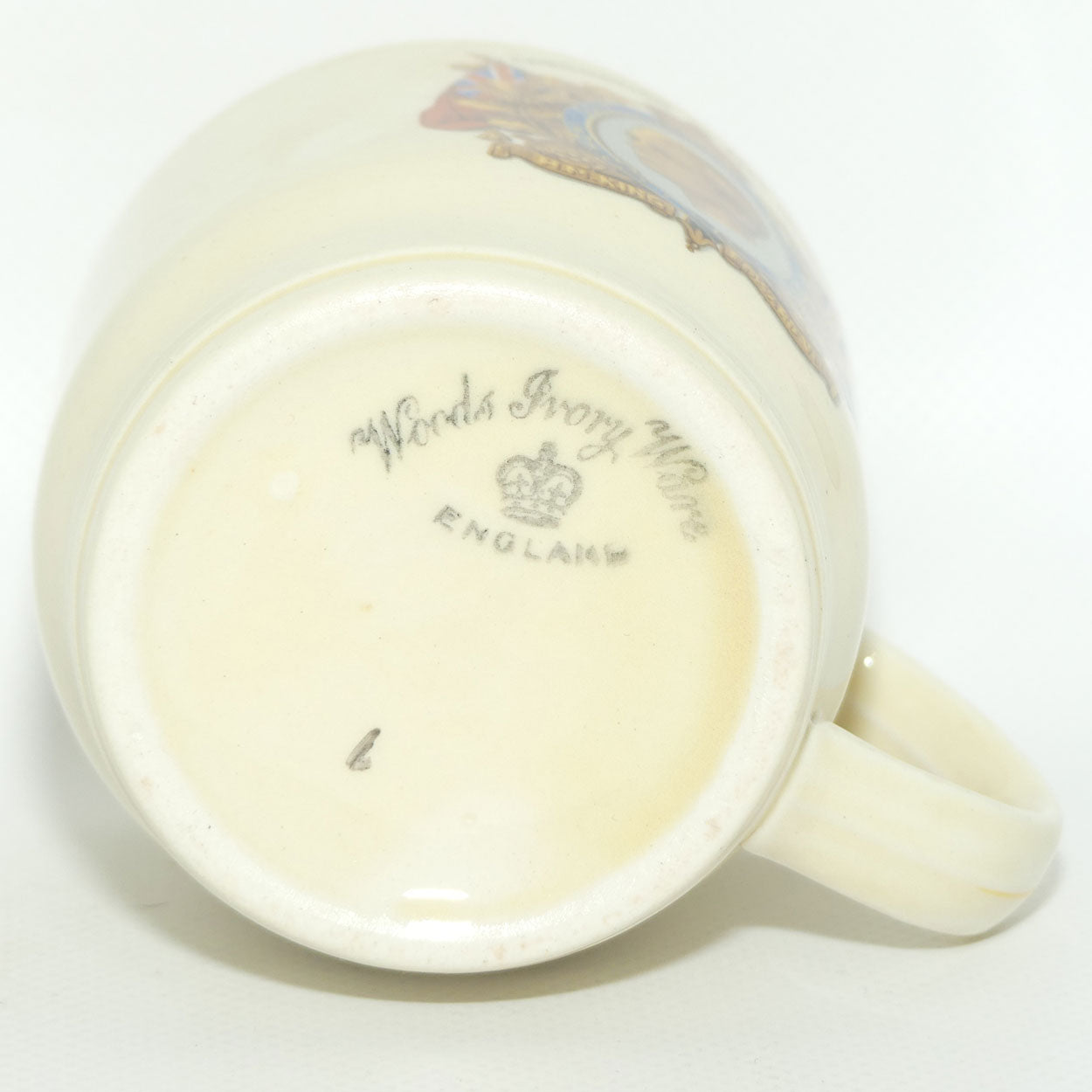Woods Ivory Ware Royalty Commemorative mug | Coronation May 12th 1937 | HM King Edward VIII