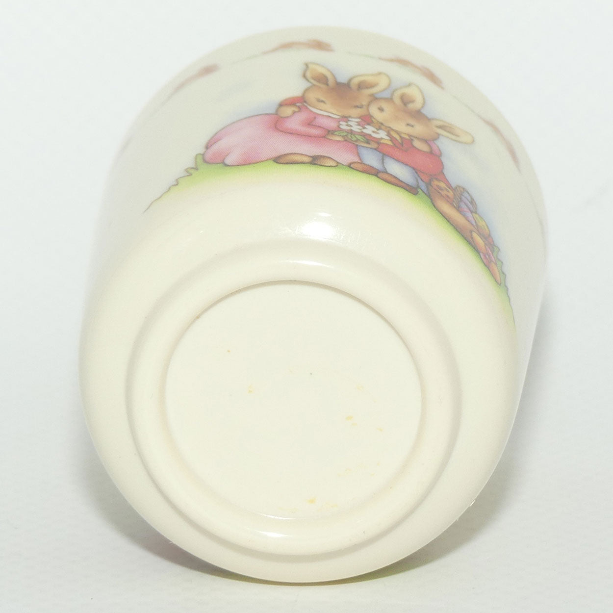 Royal Doulton Bunnykins melamine egg cup | Hugs scene