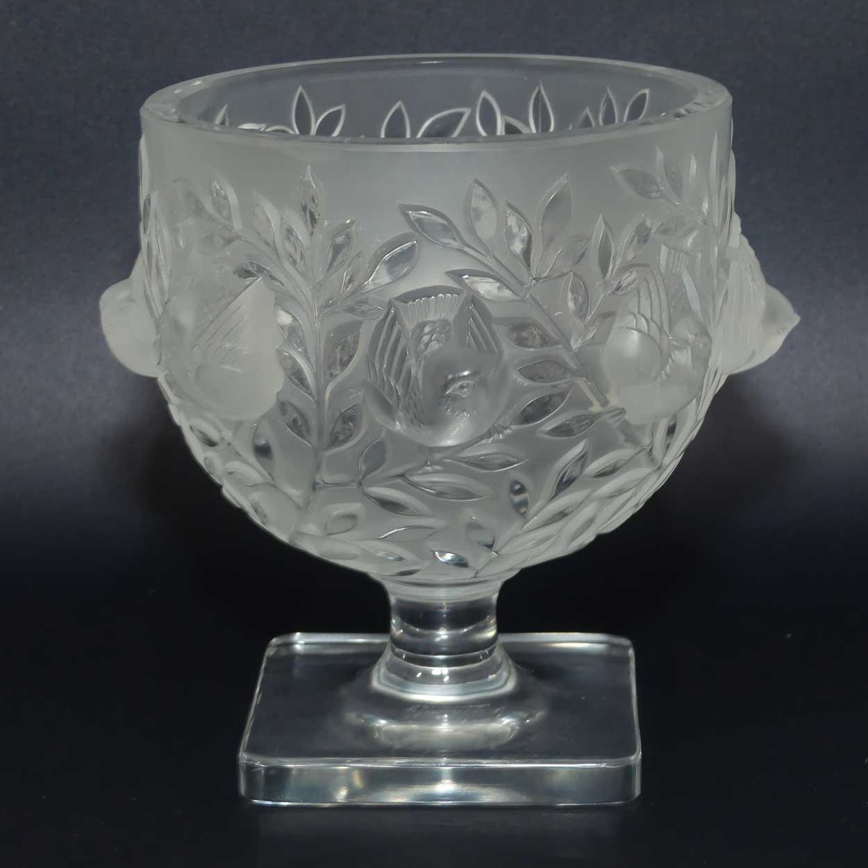 Lalique France Elizabeth vase