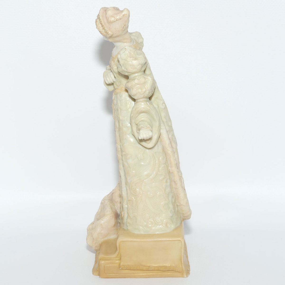Doulton Burslem Vellum figure by Charles Noke | Ellen Terry as Queen Catharine