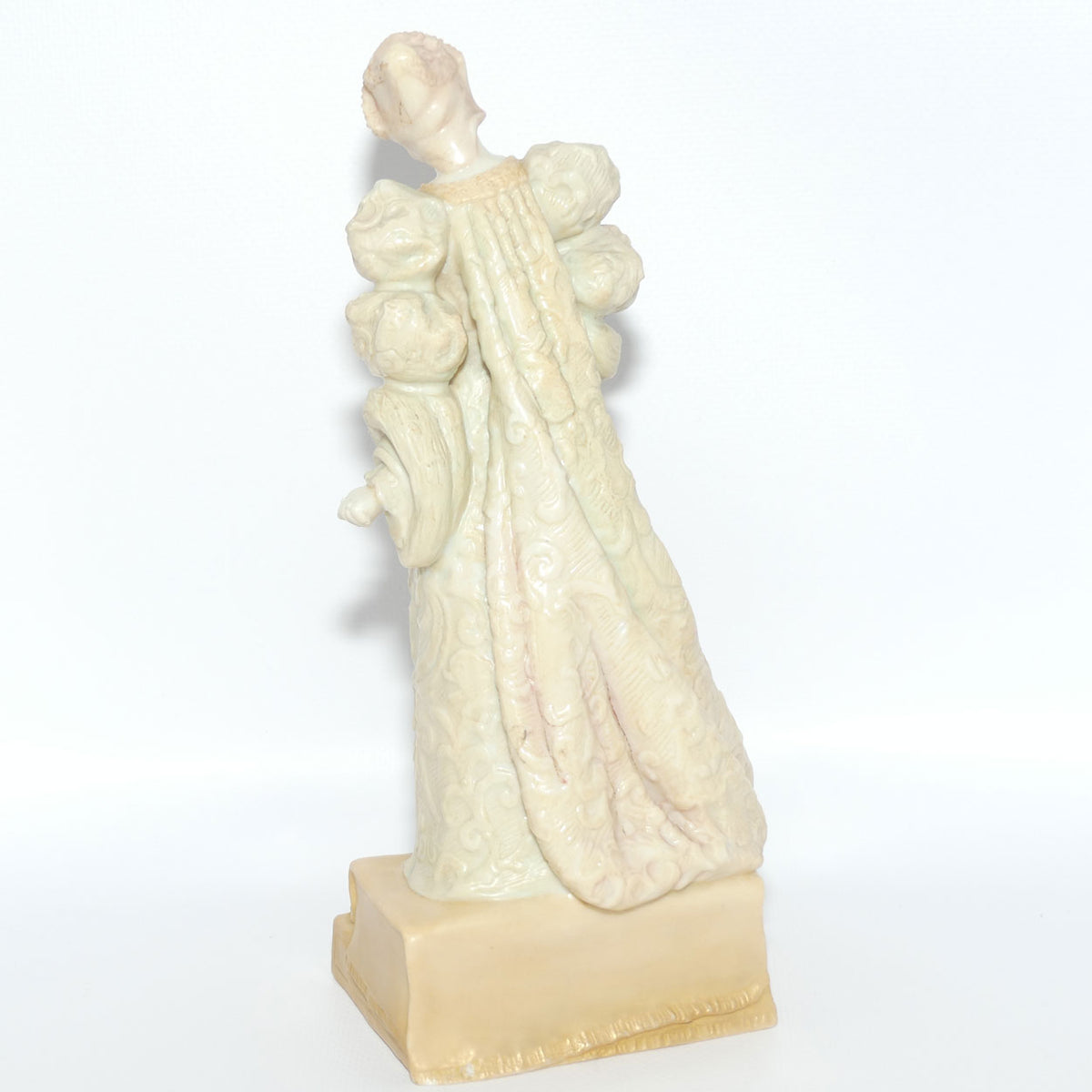 Doulton Burslem Vellum figure by Charles Noke | Ellen Terry as Queen Catharine