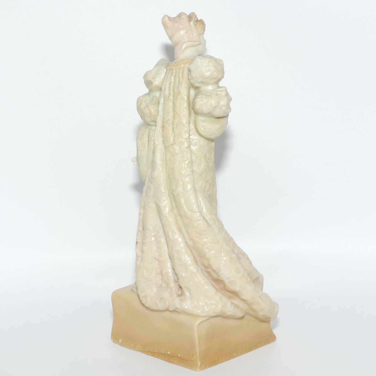 Doulton Burslem Vellum figure by Charles Noke | Ellen Terry as Queen Catharine
