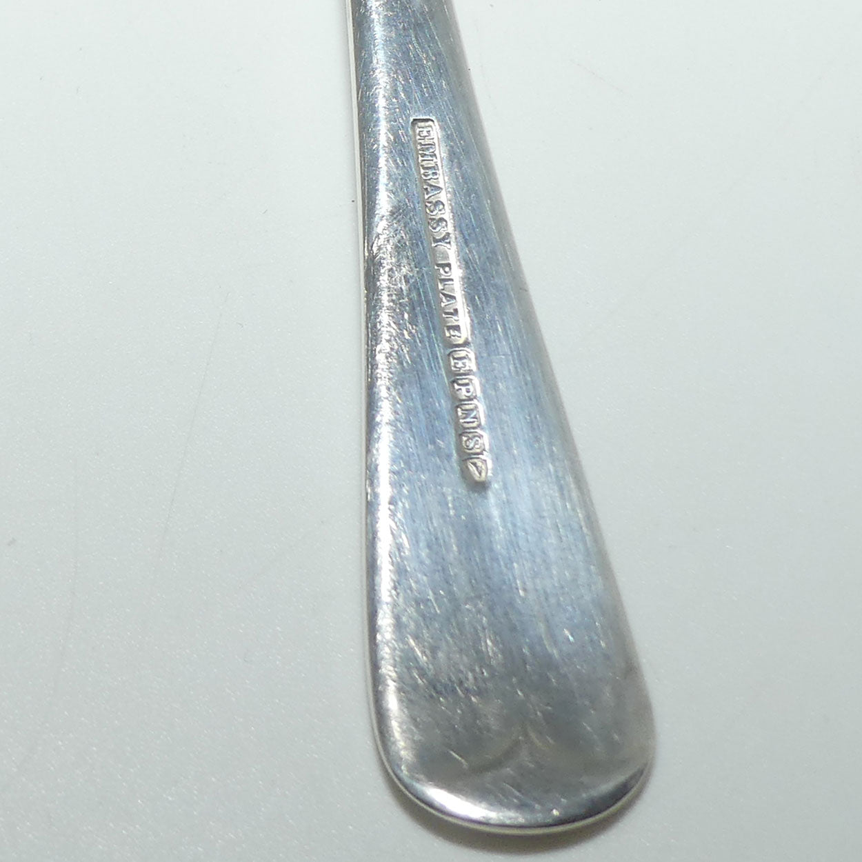 Set of 6 Embassy Silver Plated Old English Soup Spoons | 17cm