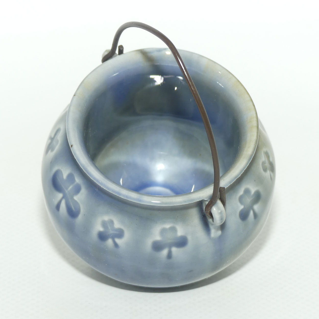 Wade Irish Porcelain | Shamrock decorated Cauldron