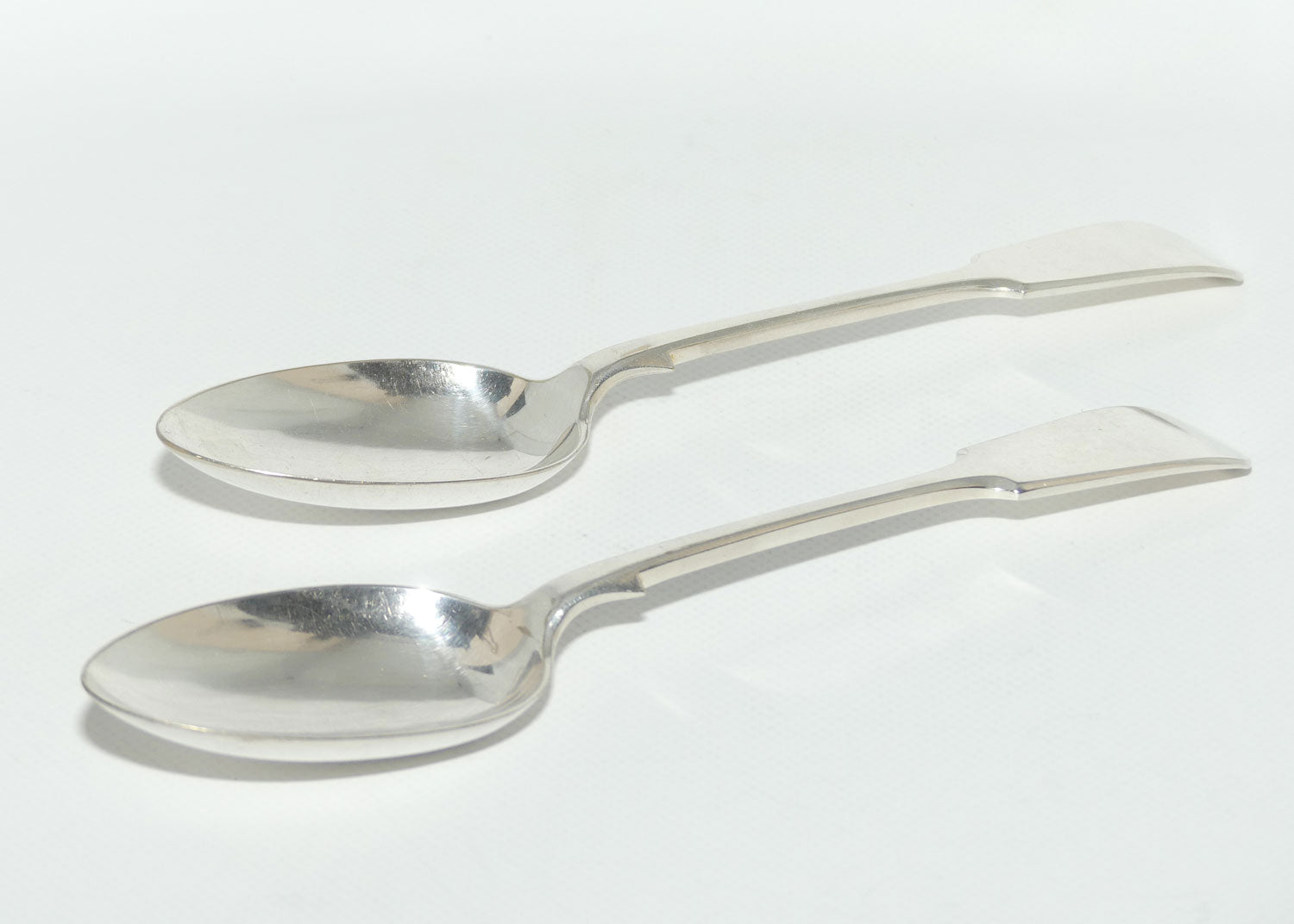 Set of 2 John Dixon and Sons | Silver Plated Fiddle Pattern Table/Serving Spoons | 23cm