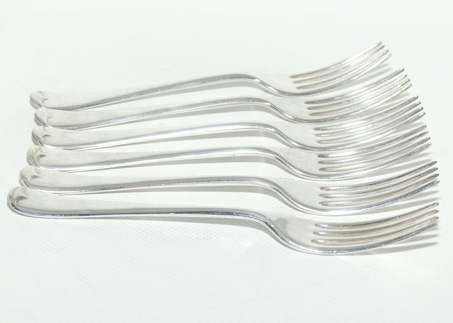 Set of 6 Berkeley EPNS A1 | Silver Plated Salad forks | 17cm