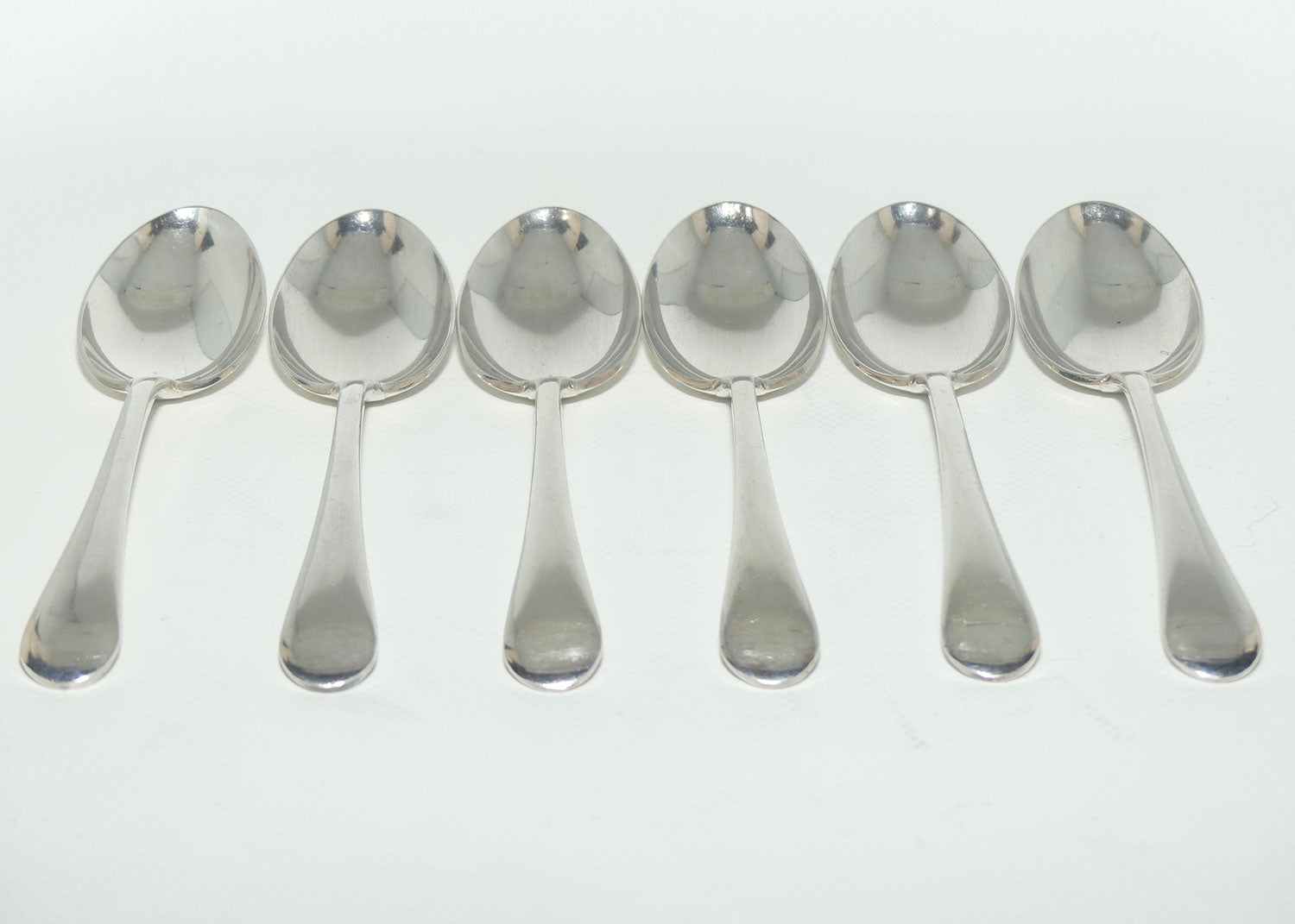 Set of 6 Berkeley EPNS A1 | Silver Plated Desert spoons | 17.5cm