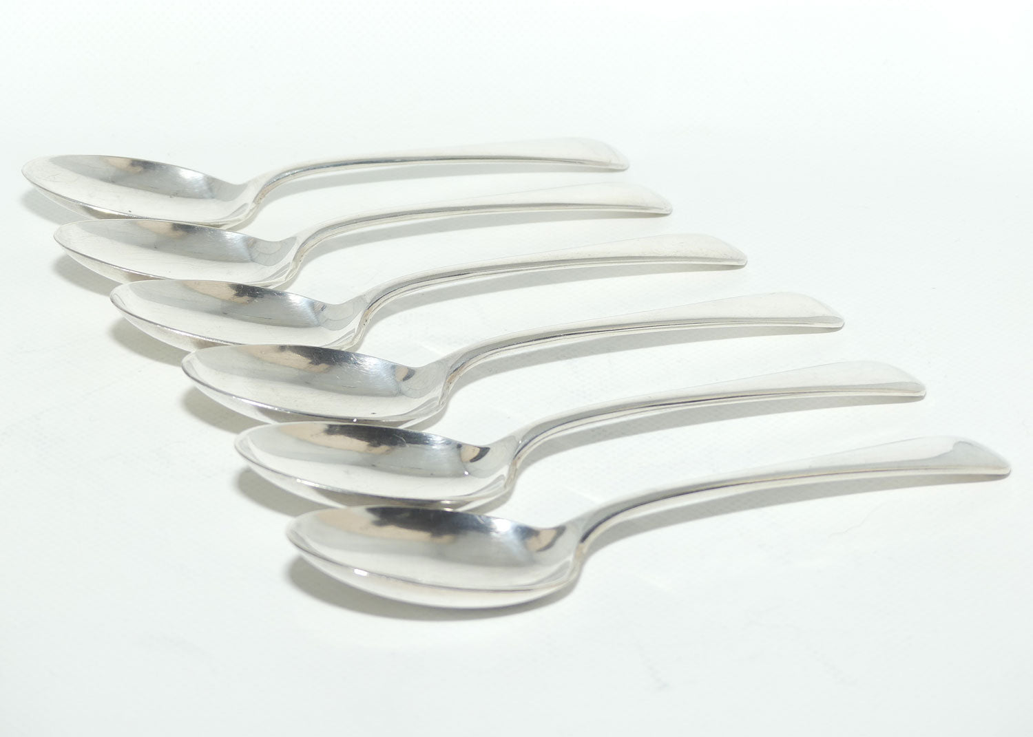 Set of 6 Berkeley EPNS A1 | Silver Plated Desert spoons | 17.5cm