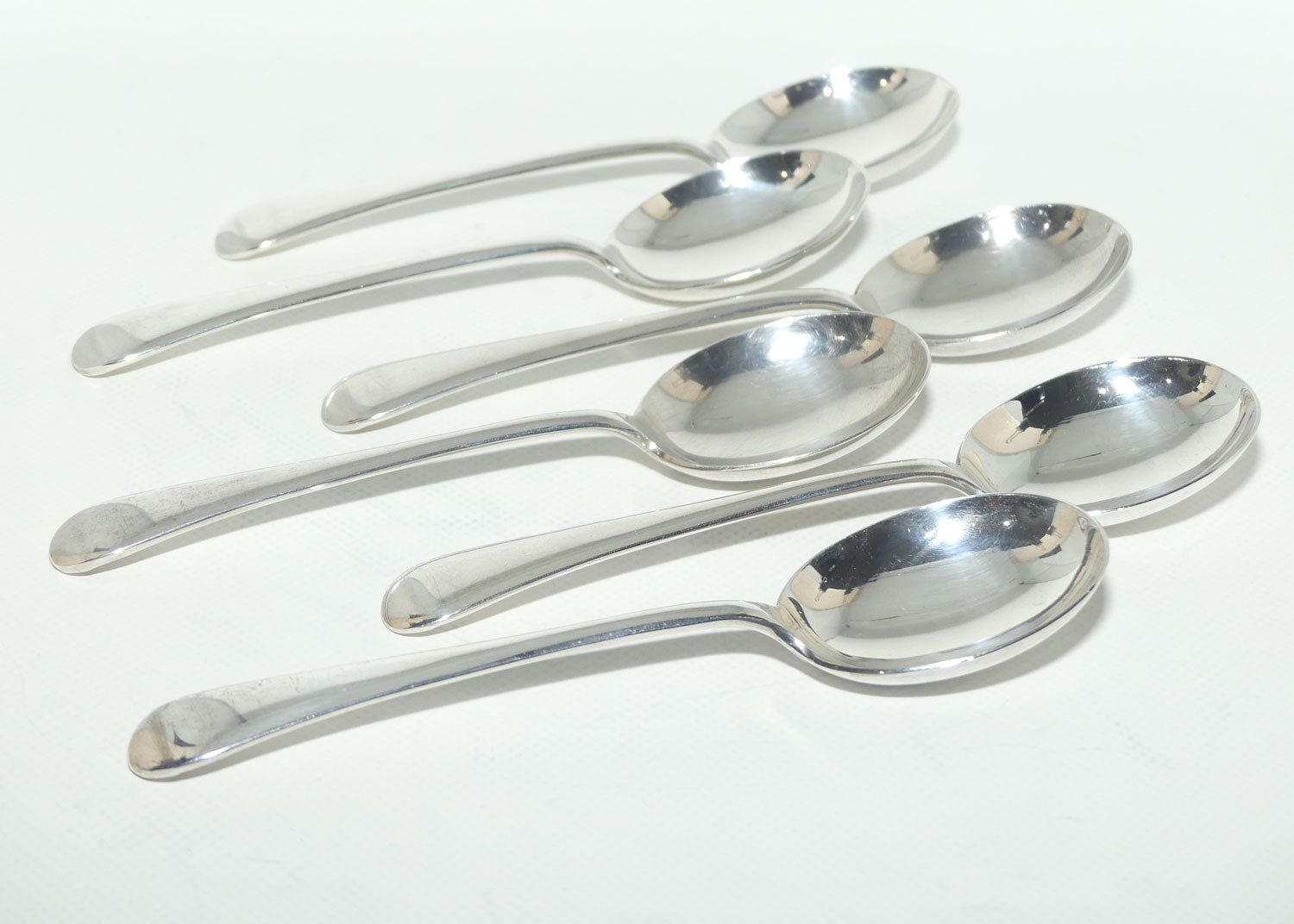 Set of 6 Berkeley EPNS A1 | Silver Plated Soup spoons | 17cm