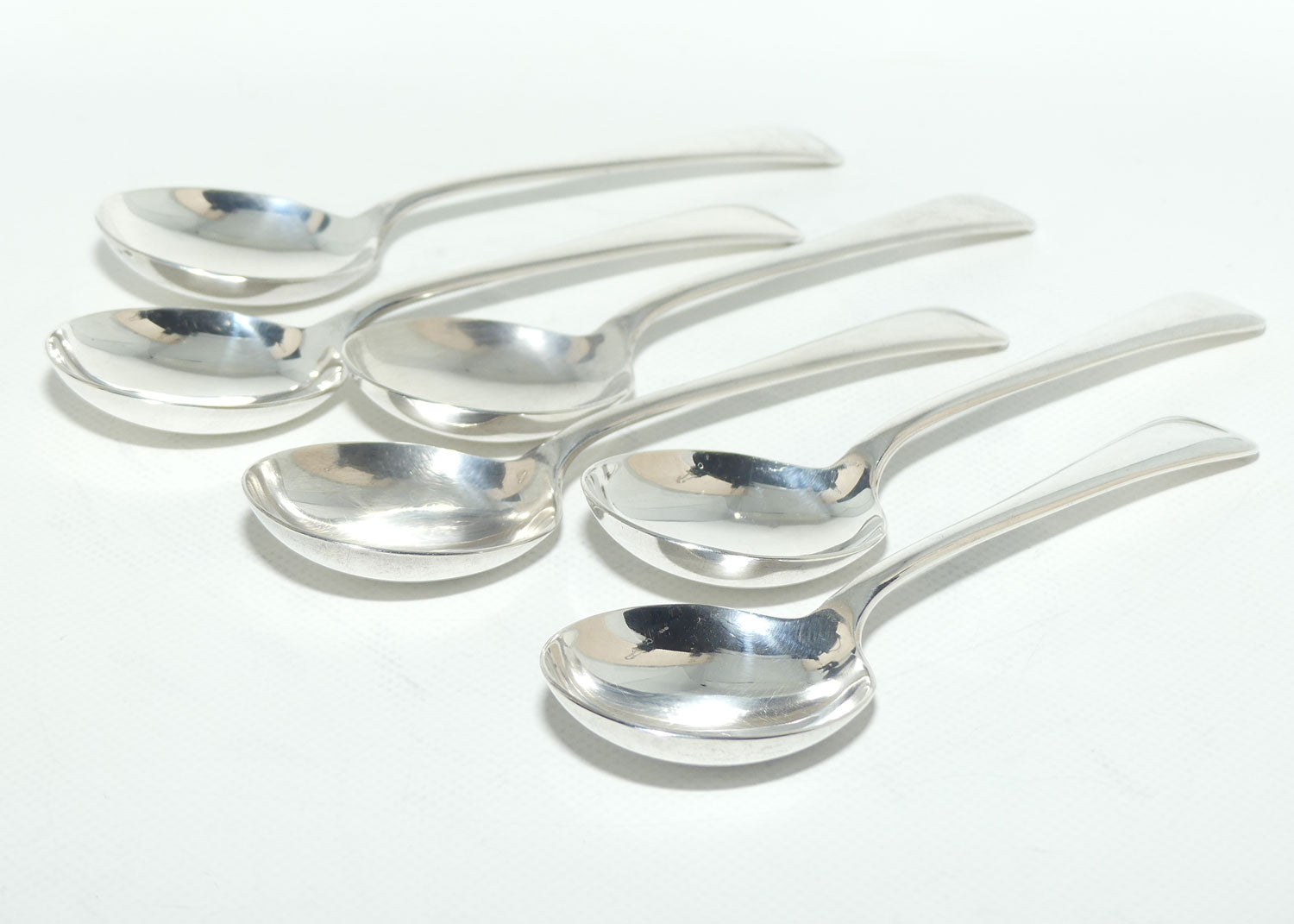 Set of 6 Berkeley EPNS A1 | Silver Plated Soup spoons | 17cm