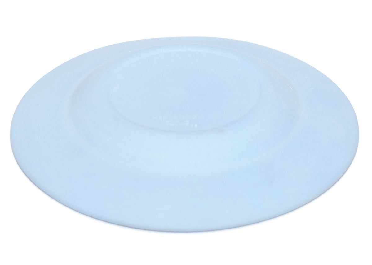 Wedgwood Jasper miniature plate | White on Pale Blue | Sydney Cove Medallion in Cameo | Australian theme