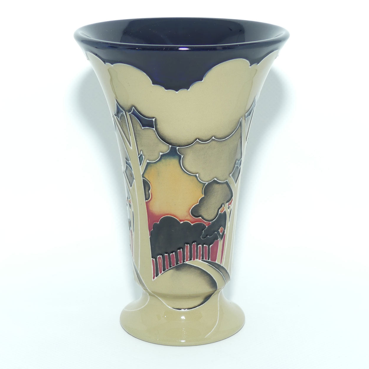 Moorcroft Eventide Winter 87/6 vase (Num Ed)