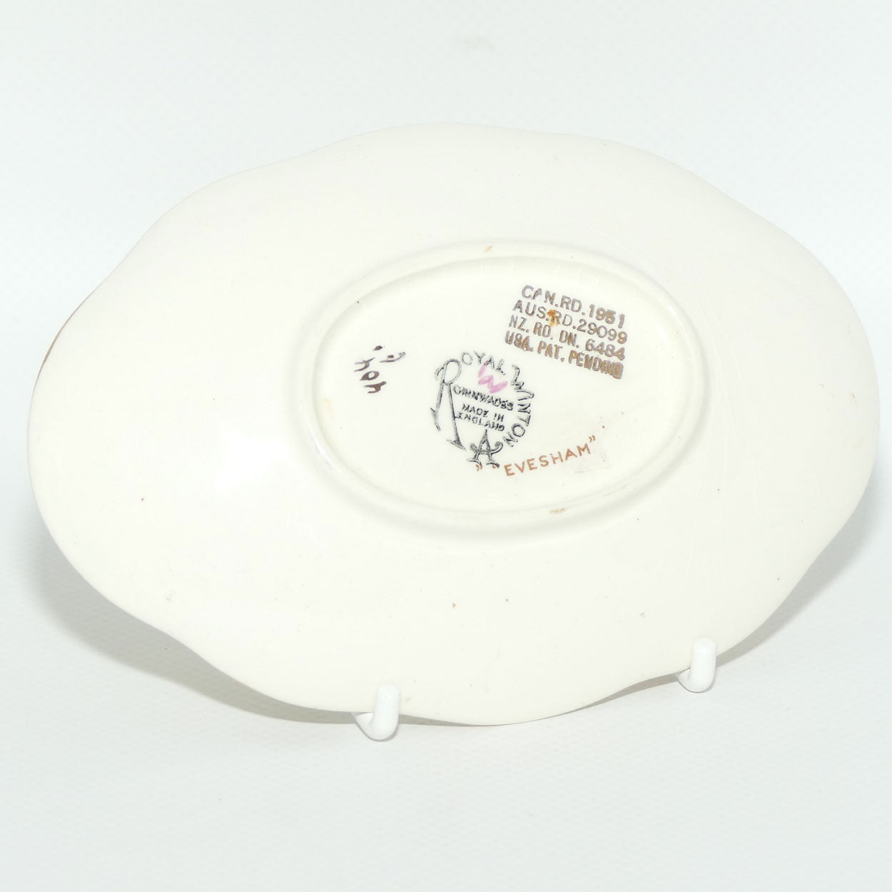 Royal Winton Chintz Evesham underplate for mayonnaise jug