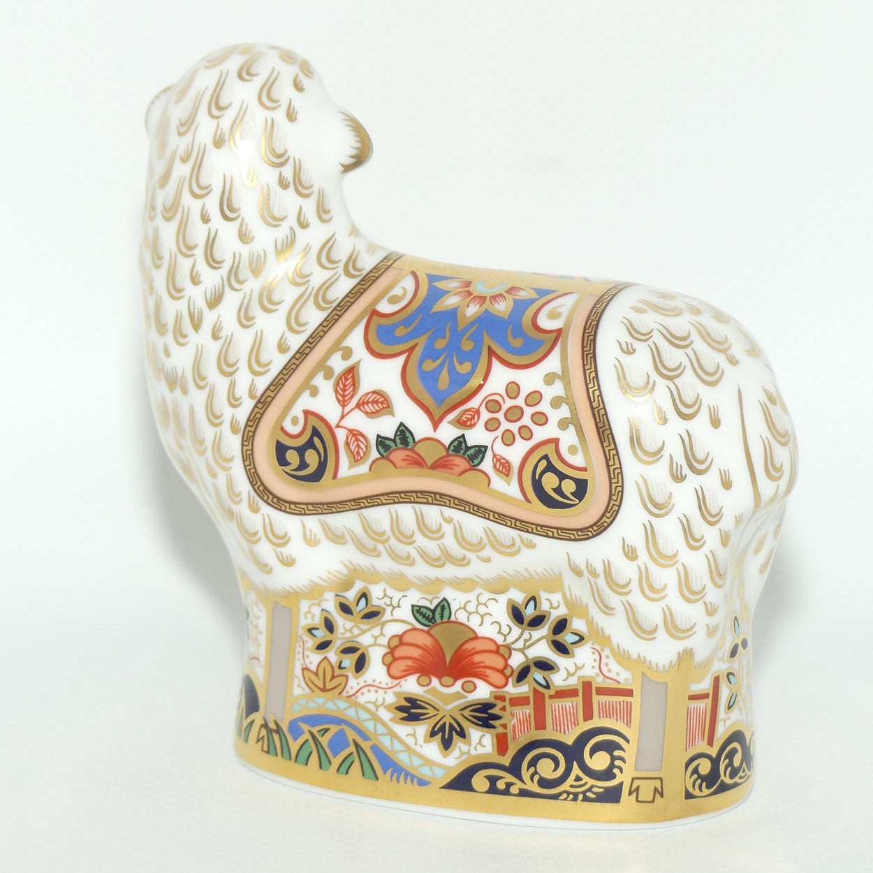 Royal Crown Derby paperweight | Imari Ewe