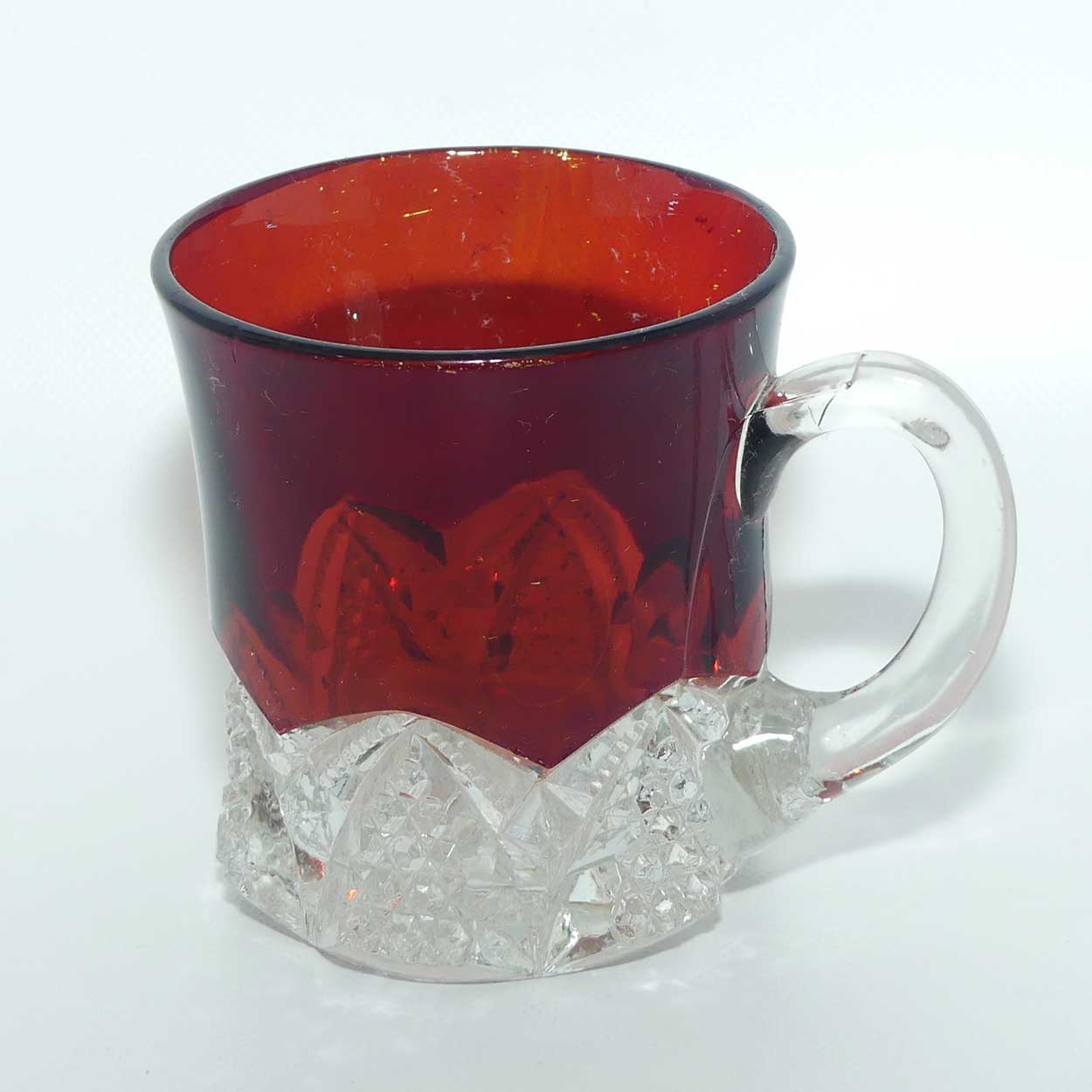 Exhibition Glass mug | Ruby glass