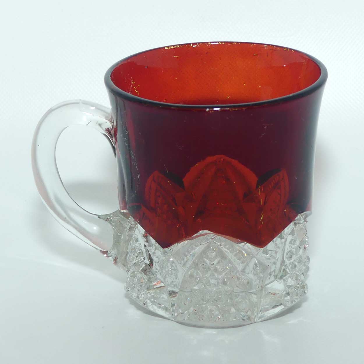 Exhibition Glass mug | Ruby glass