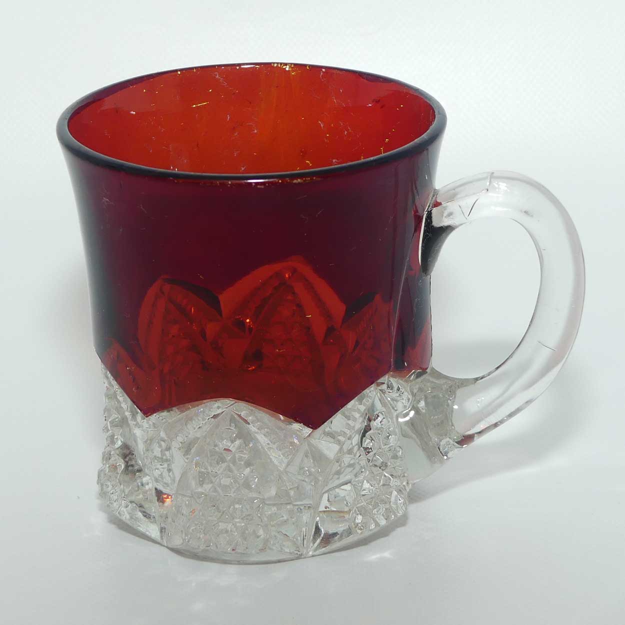 Exhibition Glass mug | Ruby glass