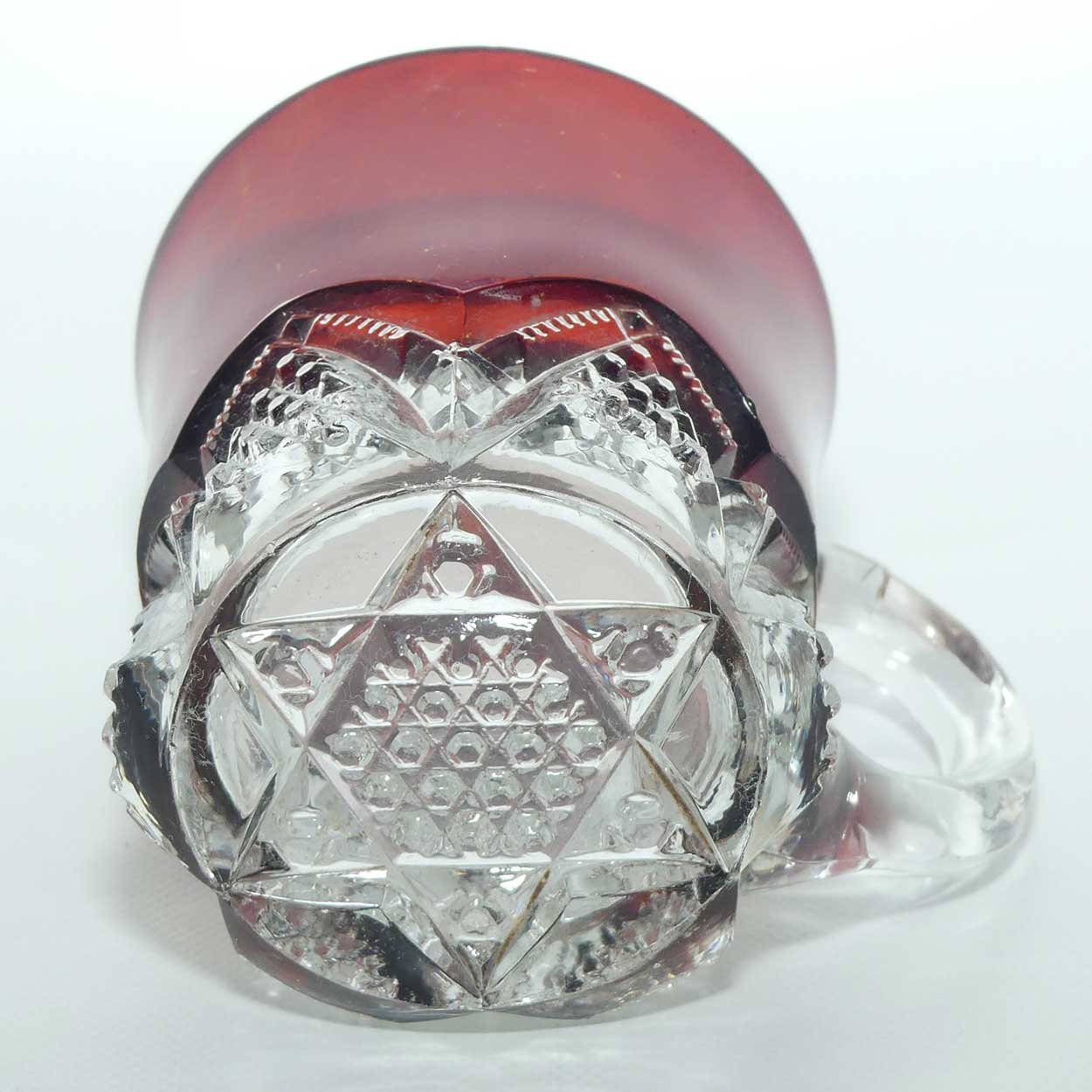 Exhibition Glass mug | Ruby glass