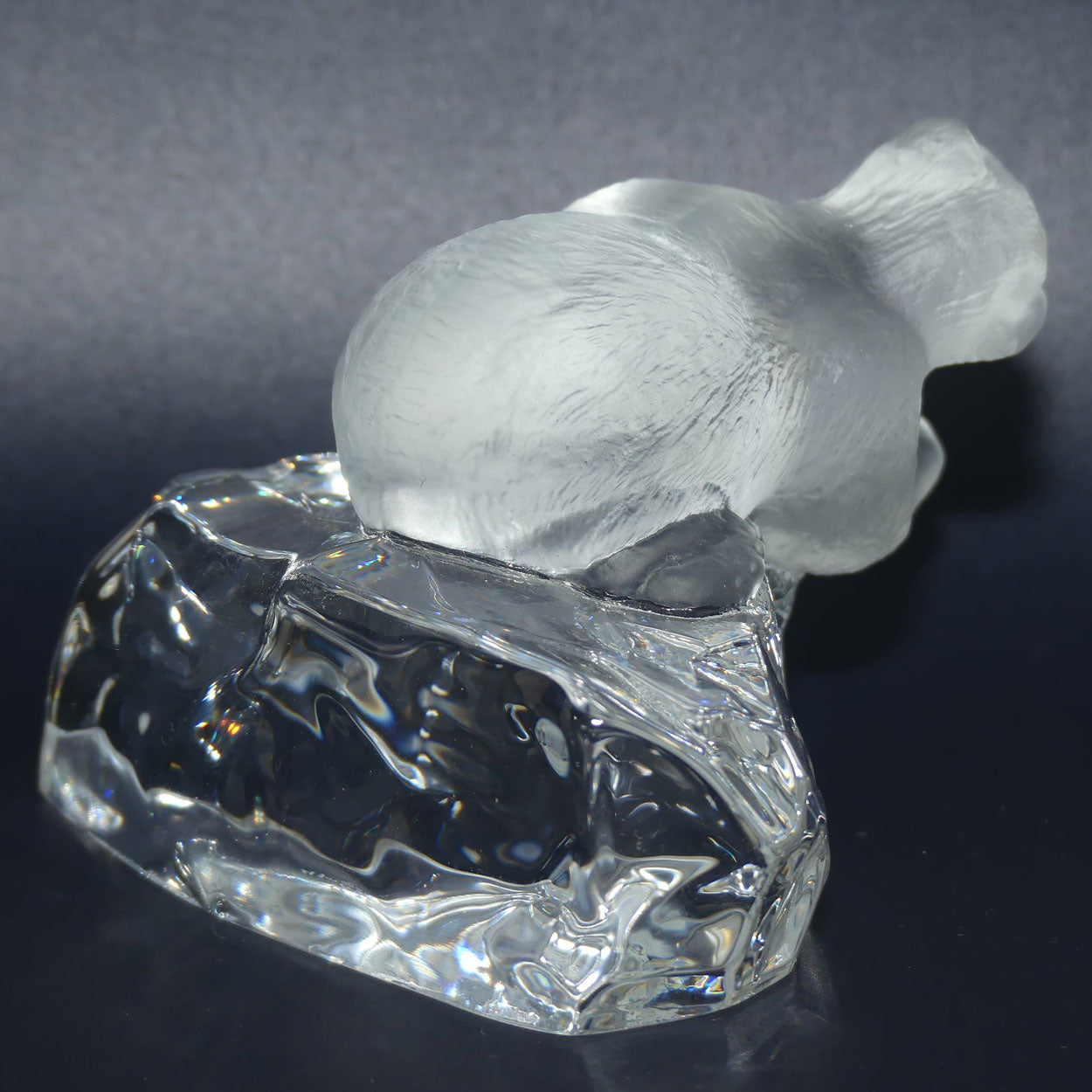 Igor Carl Faberge Crystal Polar Bear figure