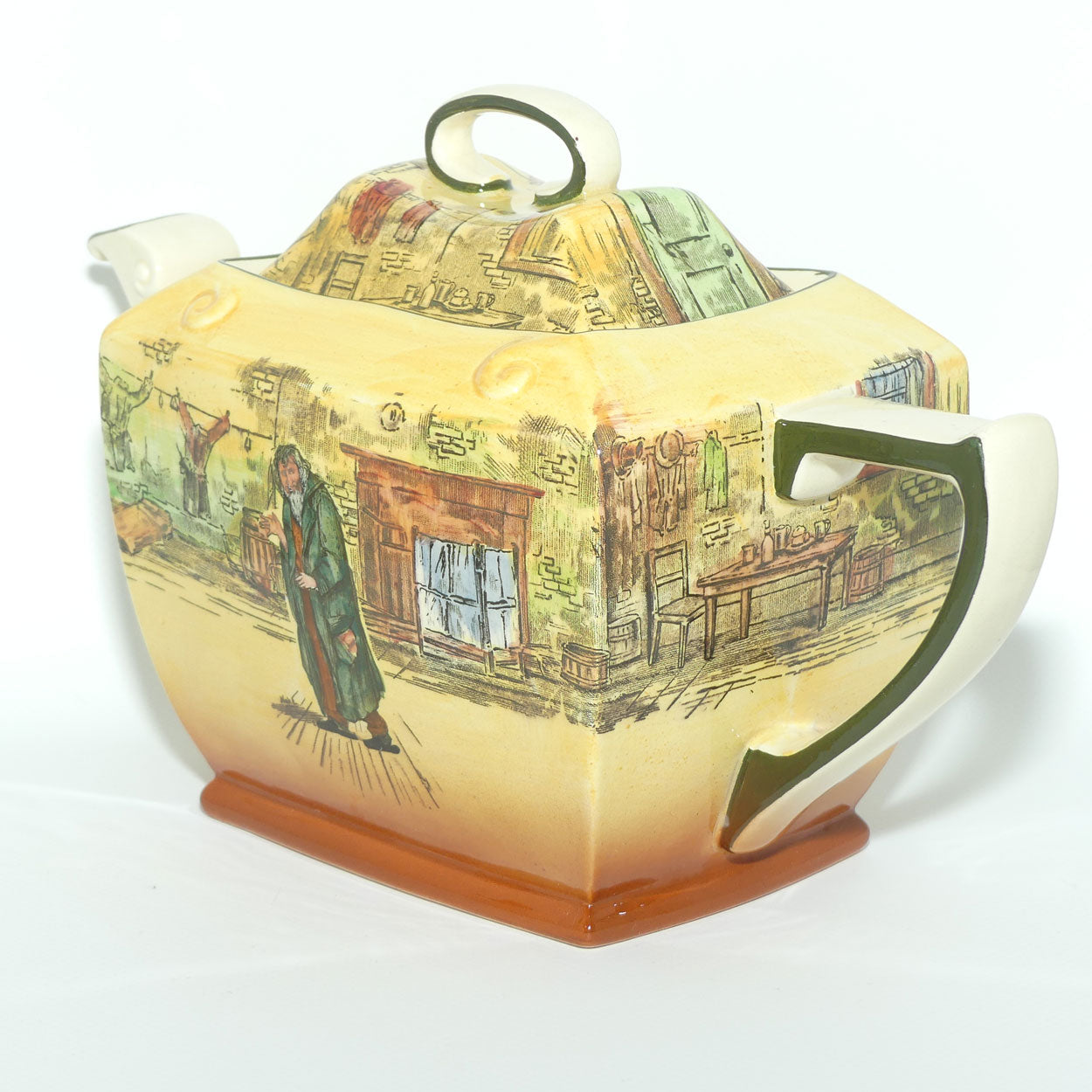 Royal Doulton Dickens Fagin Friar shape teapot D5175
