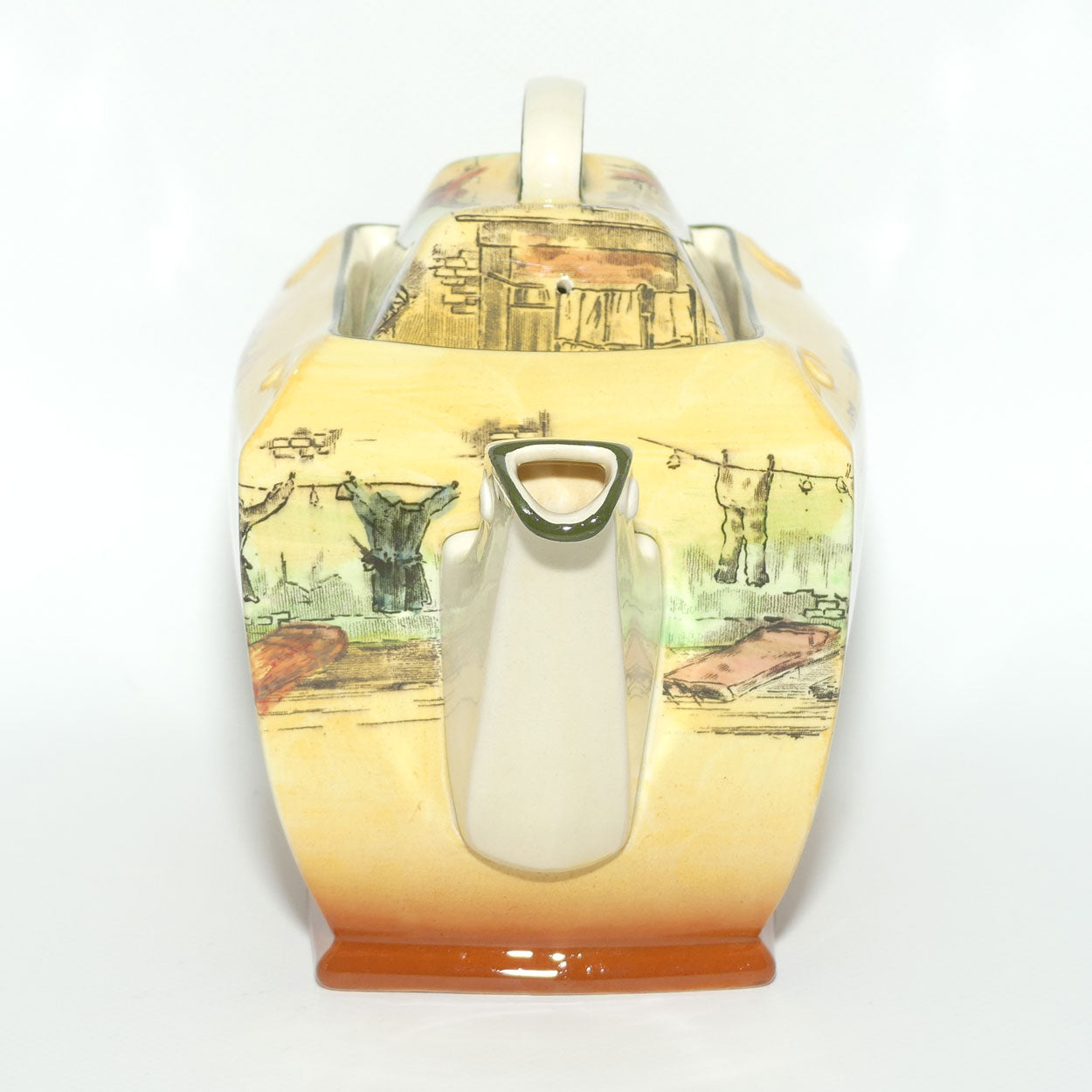 Royal Doulton Dickens Fagin Friar shape teapot D5175